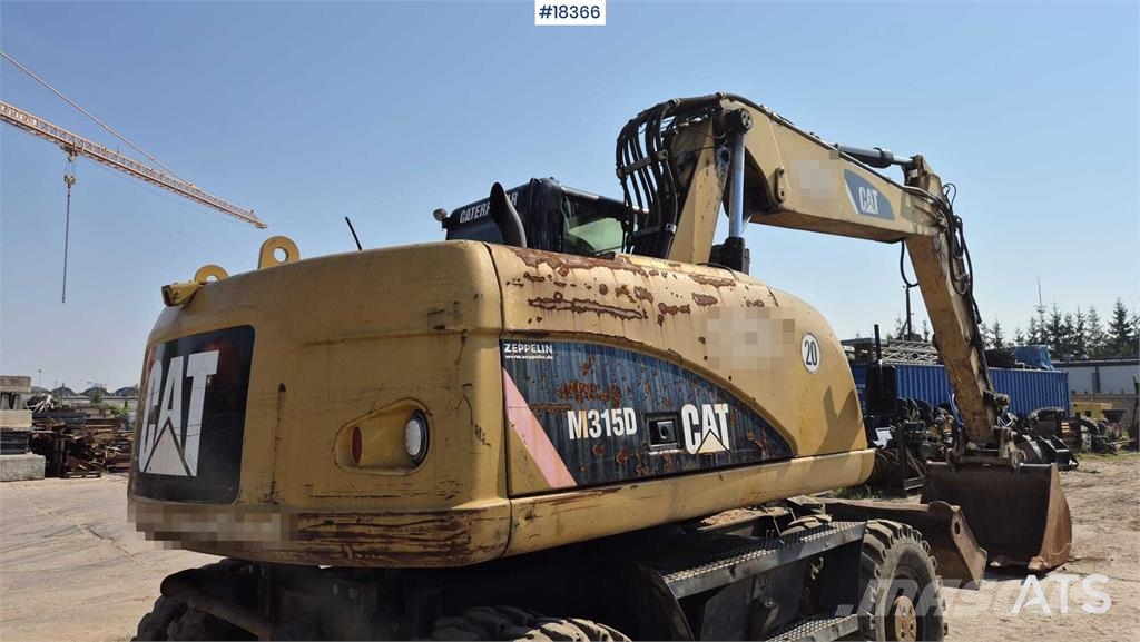 CAT M315D Wheel Excavator (2008) Wielgraafmachines