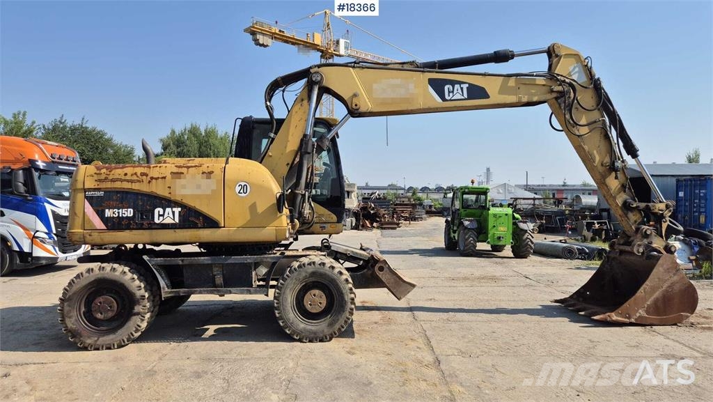 CAT M315D Wheel Excavator (2008) Wielgraafmachines