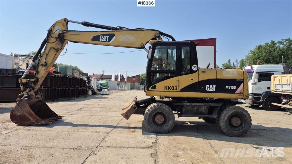 CAT M315D Wheel Excavator (2008) Wielgraafmachines