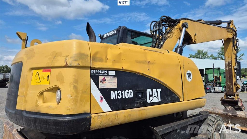 CAT M316D Ratiniai ekskavatoriai