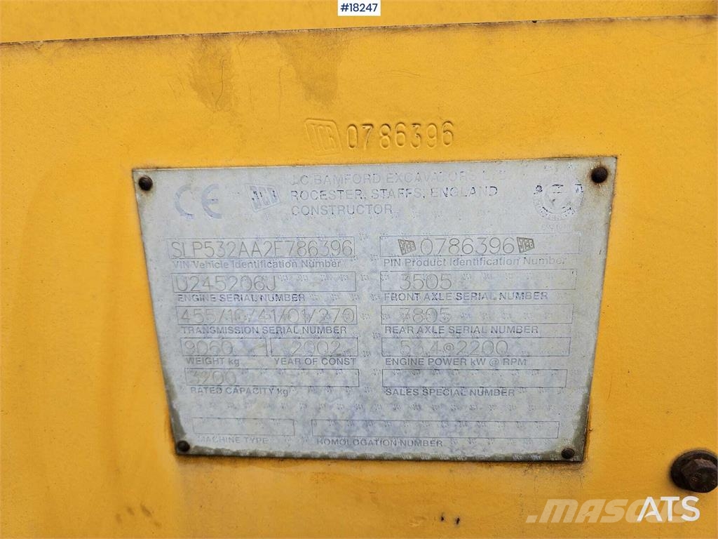 JCB 532-120 Cargadoras de ruedas telescópicas