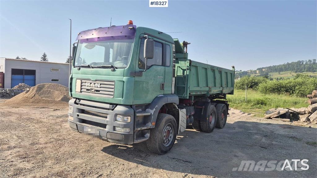MAN TGA 410 (2002) 6x4 tipper Savivarčių priekabų vilkikai