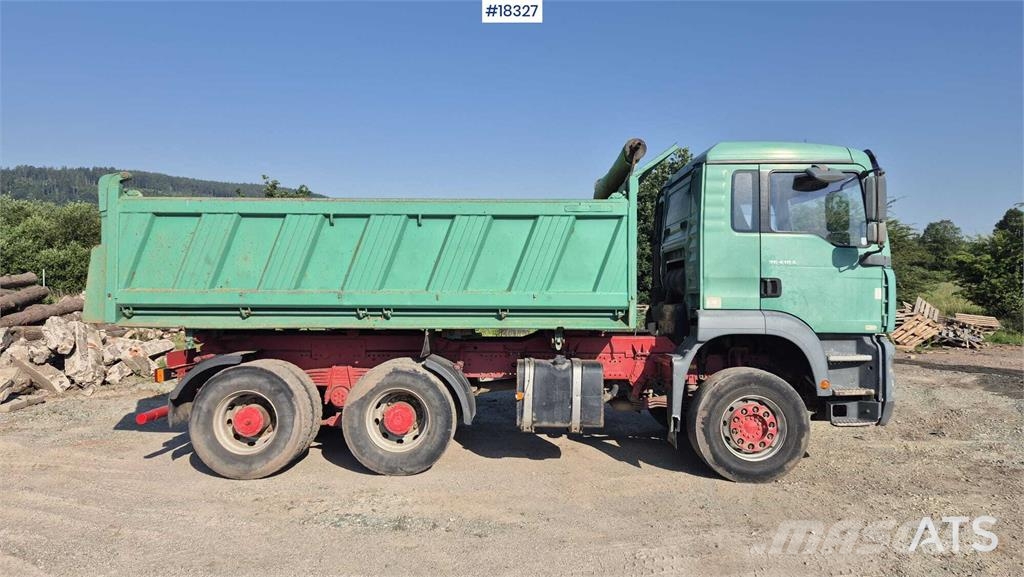 MAN TGA 410 (2002) 6x4 tipper Savivarčių priekabų vilkikai