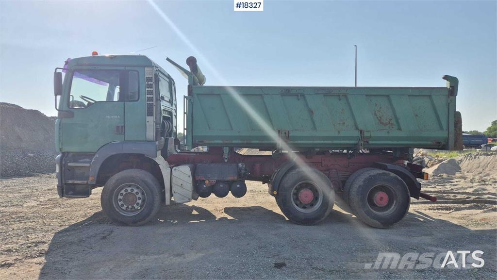 MAN TGA 410 (2002) 6x4 tipper Savivarčių priekabų vilkikai