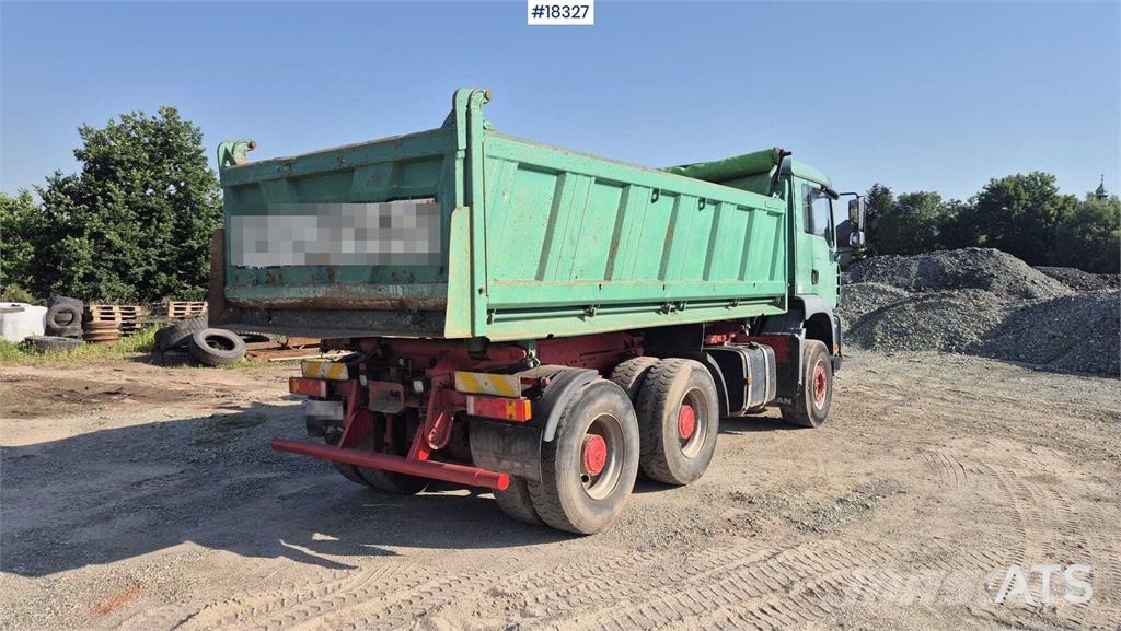 MAN TGA 410 (2002) 6x4 tipper Savivarčių priekabų vilkikai