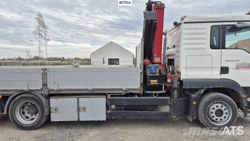 MAN TGM 26.340 Kraanaga veokid