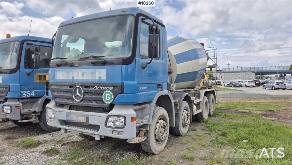 Mercedes-Benz Actros 3236 concrete mixer Camiones de concreto