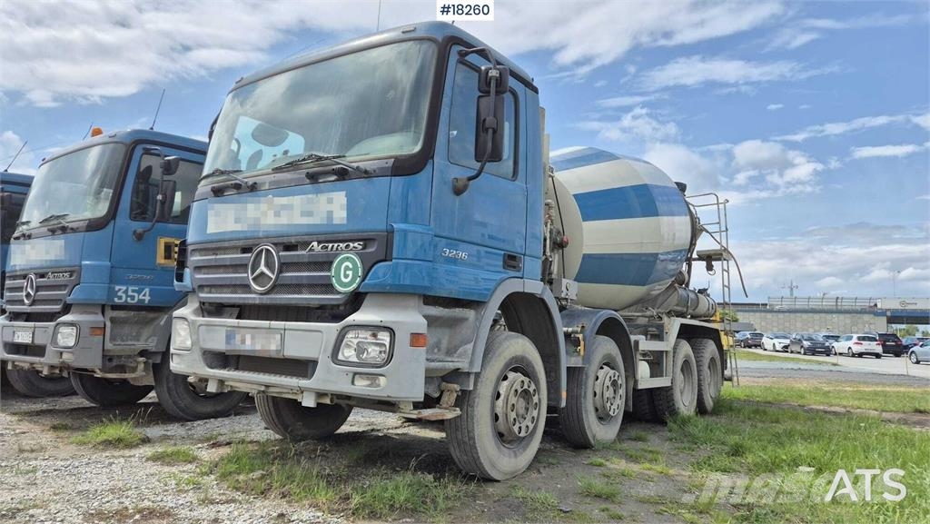 Mercedes-Benz Actros 3236 concrete mixer Camiones de concreto