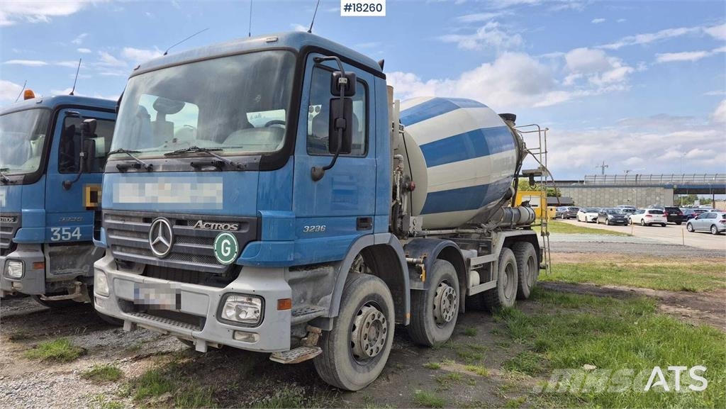 Mercedes-Benz Actros 3236 concrete mixer Camiones de concreto