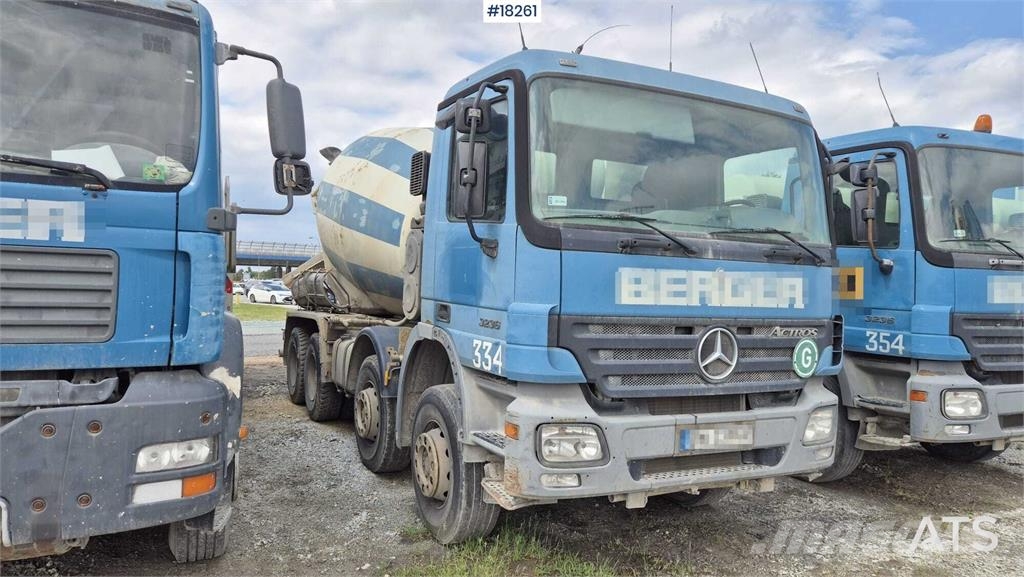 Mercedes-Benz Actros 3236 concrete mixer Camiones hormigonera