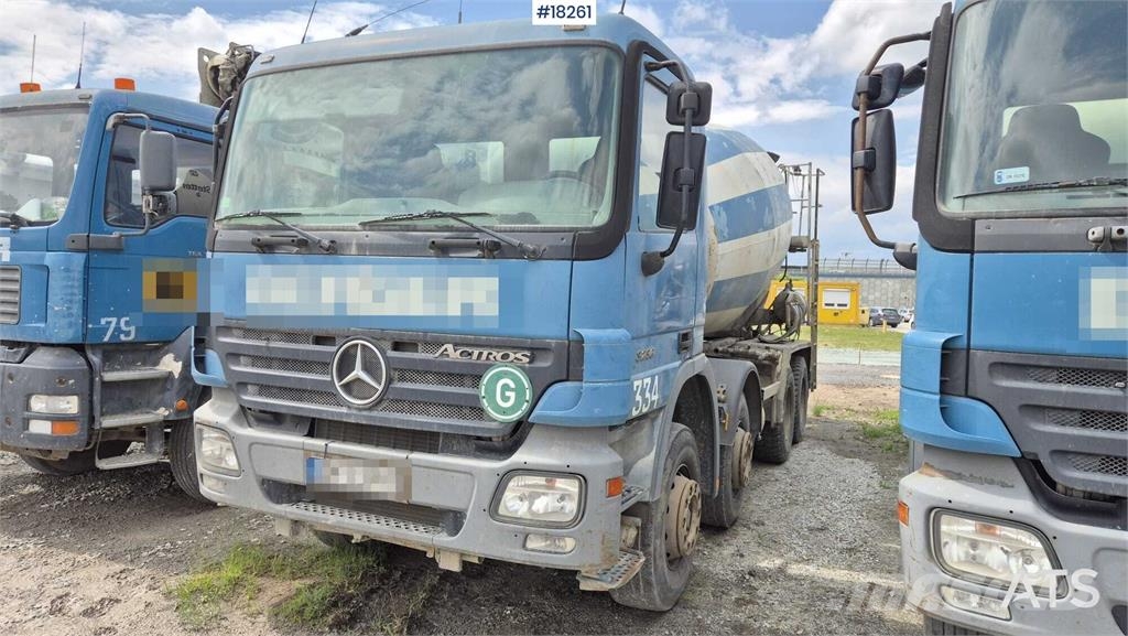 Mercedes-Benz Actros 3236 concrete mixer Camiones hormigonera