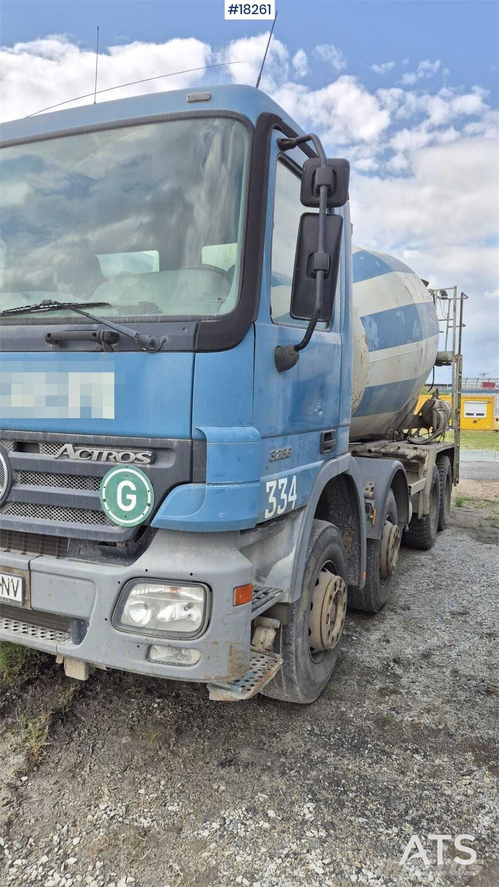 Mercedes-Benz Actros 3236 concrete mixer Camiones hormigonera