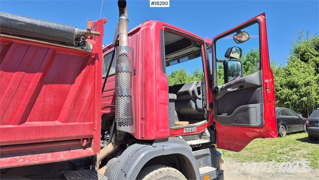 Scania R124 four-axle tipper truck 덤프 트럭