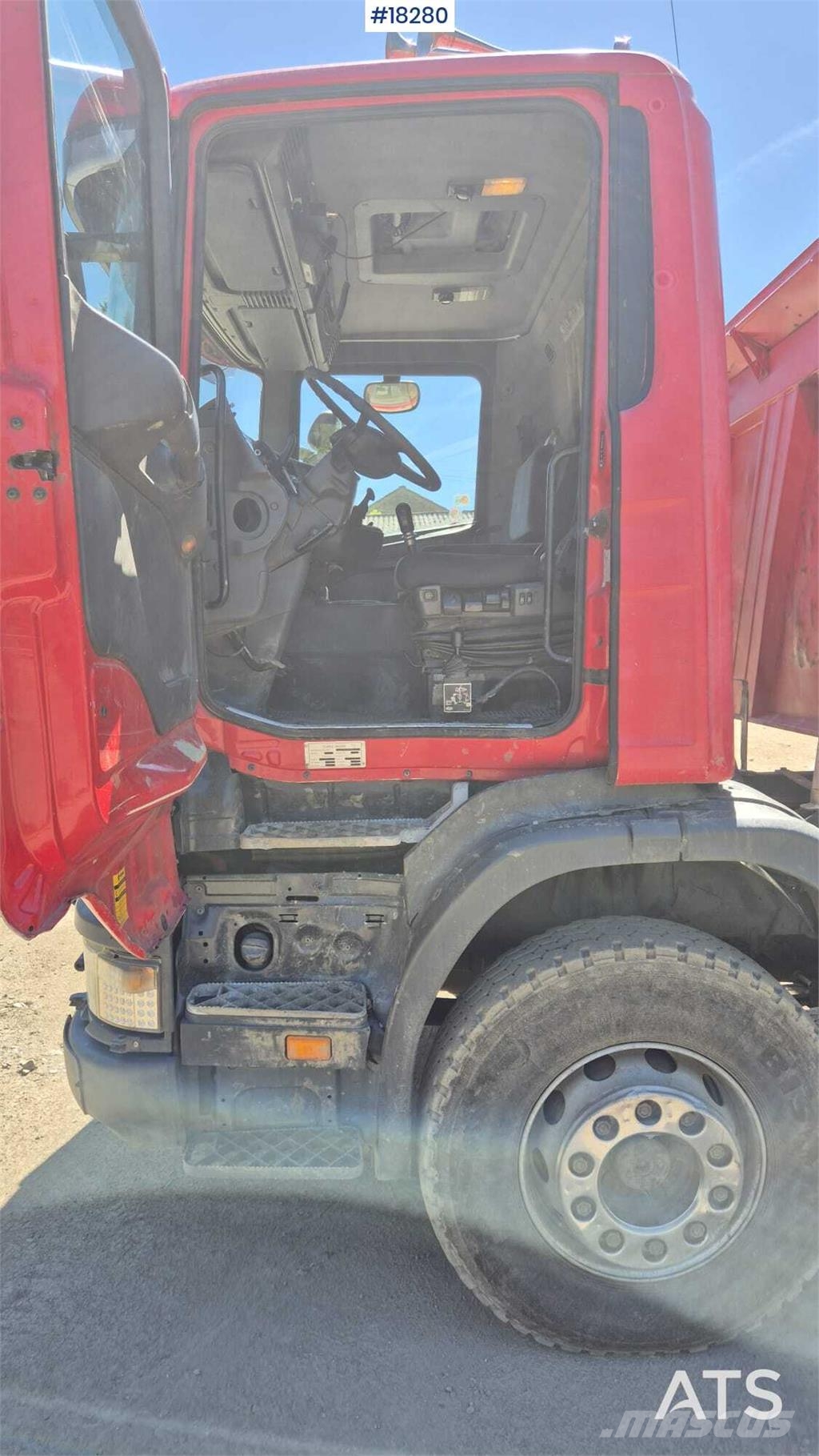 Scania R124 four-axle tipper truck 덤프 트럭