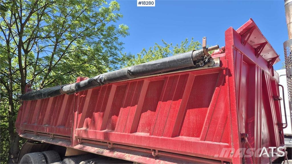 Scania R124 four-axle tipper truck 덤프 트럭