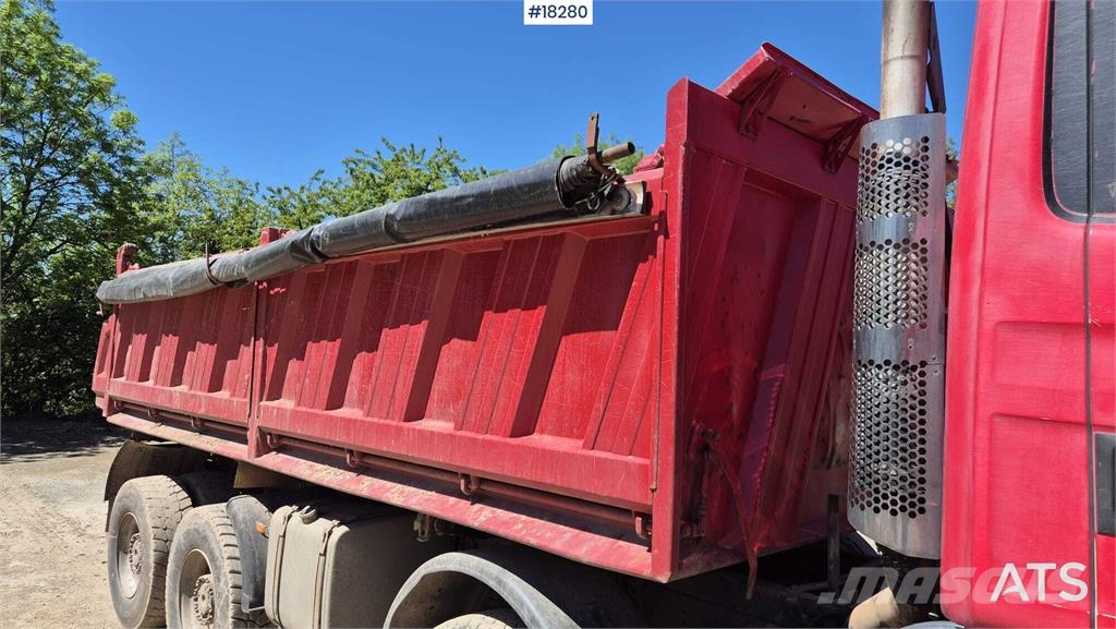 Scania R124 four-axle tipper truck 덤프 트럭