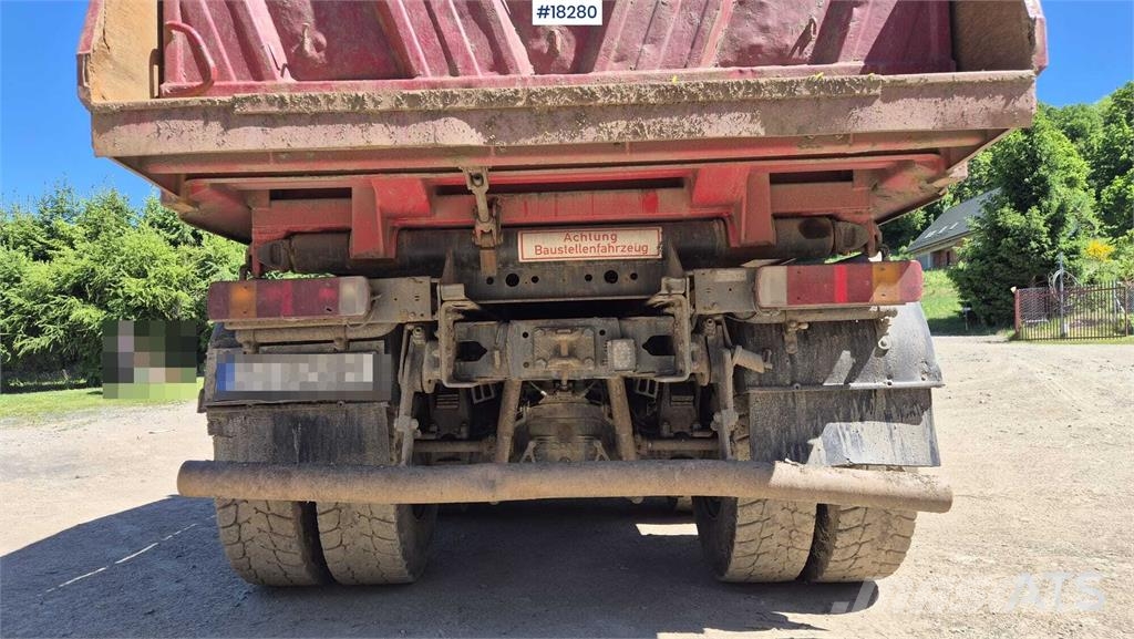 Scania R124 four-axle tipper truck 덤프 트럭