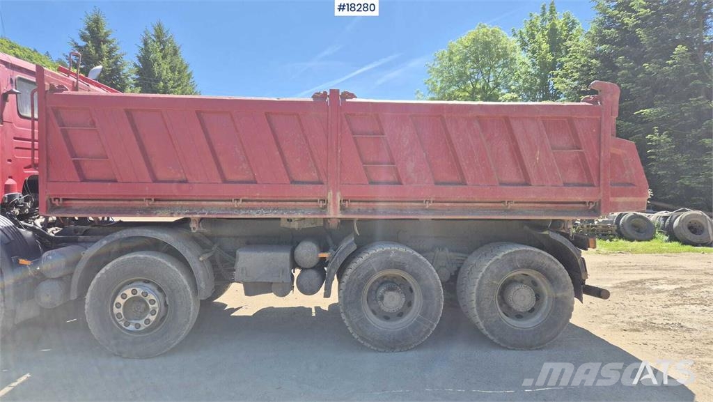 Scania R124 four-axle tipper truck 덤프 트럭