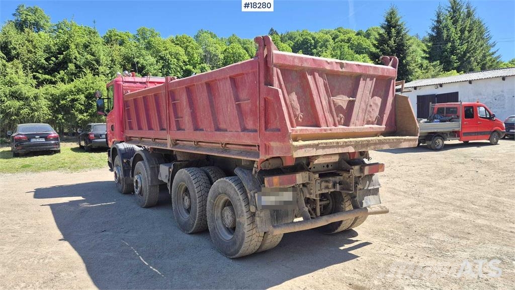 Scania R124 four-axle tipper truck 덤프 트럭