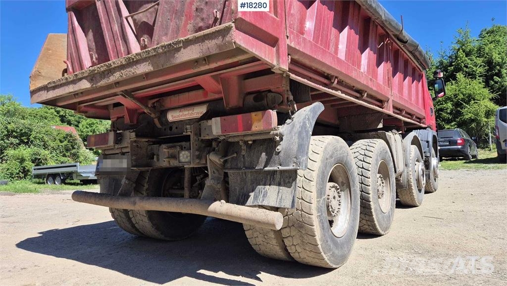 Scania R124 four-axle tipper truck 덤프 트럭