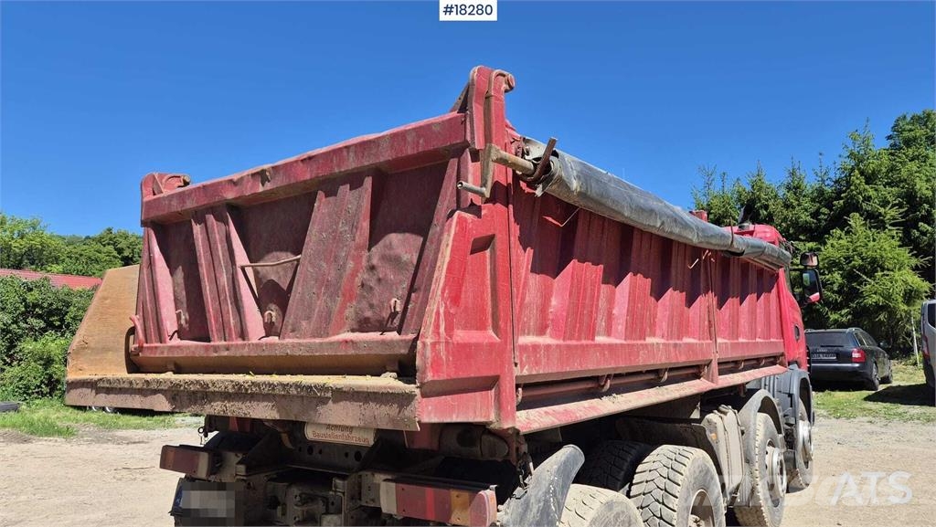 Scania R124 four-axle tipper truck 덤프 트럭