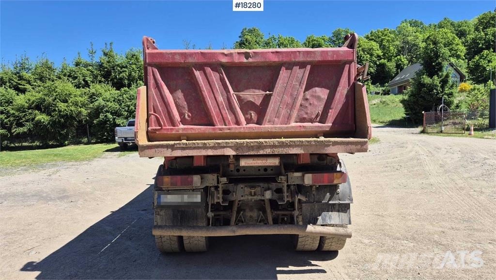 Scania R124 four-axle tipper truck 덤프 트럭