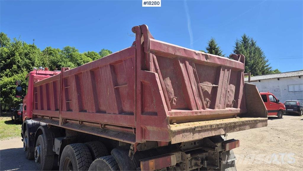 Scania R124 four-axle tipper truck 덤프 트럭