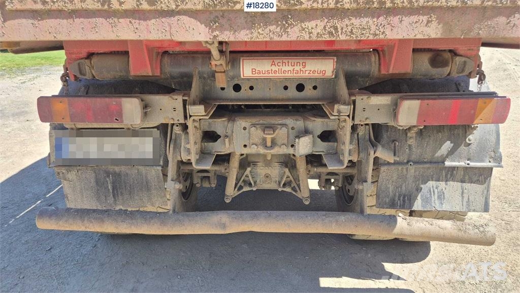 Scania R124 four-axle tipper truck 덤프 트럭