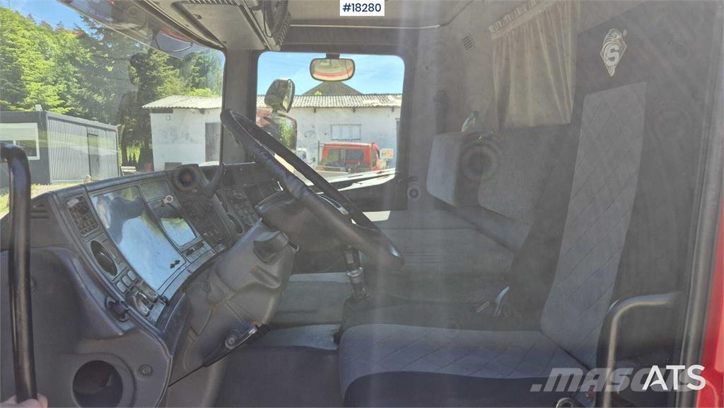 Scania R124 four-axle tipper truck 덤프 트럭