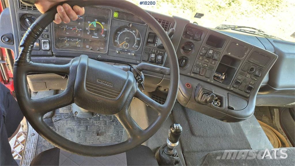 Scania R124 four-axle tipper truck 덤프 트럭