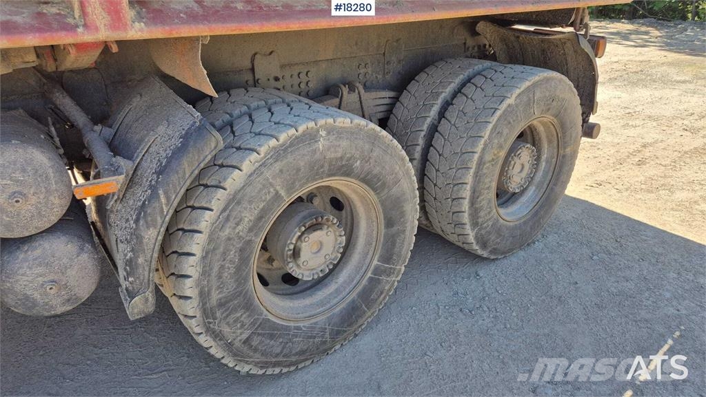 Scania R124 four-axle tipper truck 덤프 트럭
