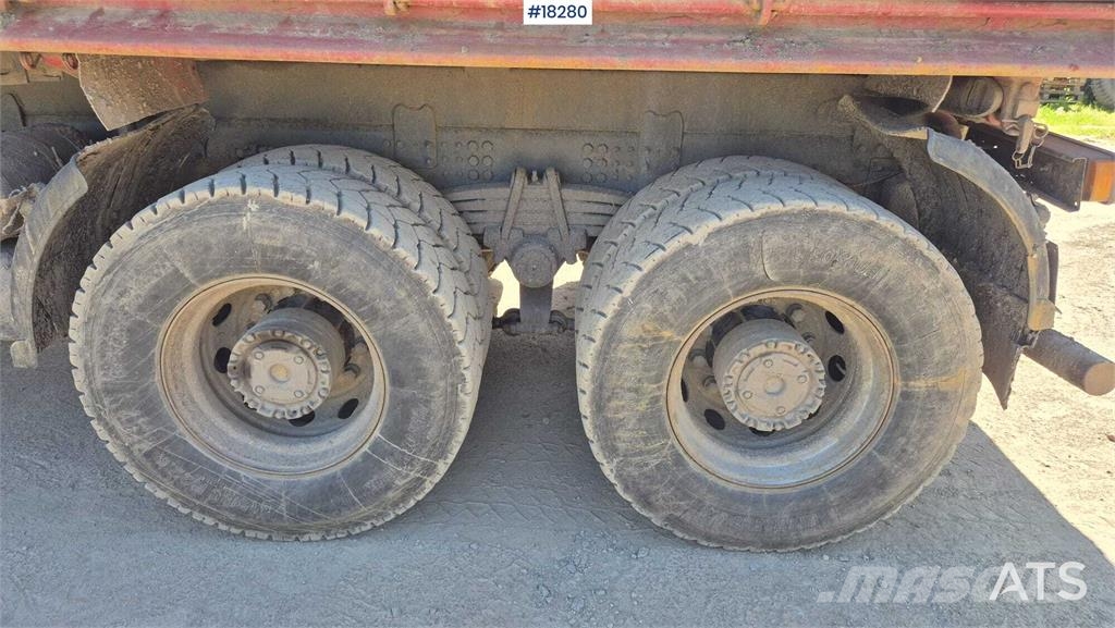 Scania R124 four-axle tipper truck 덤프 트럭