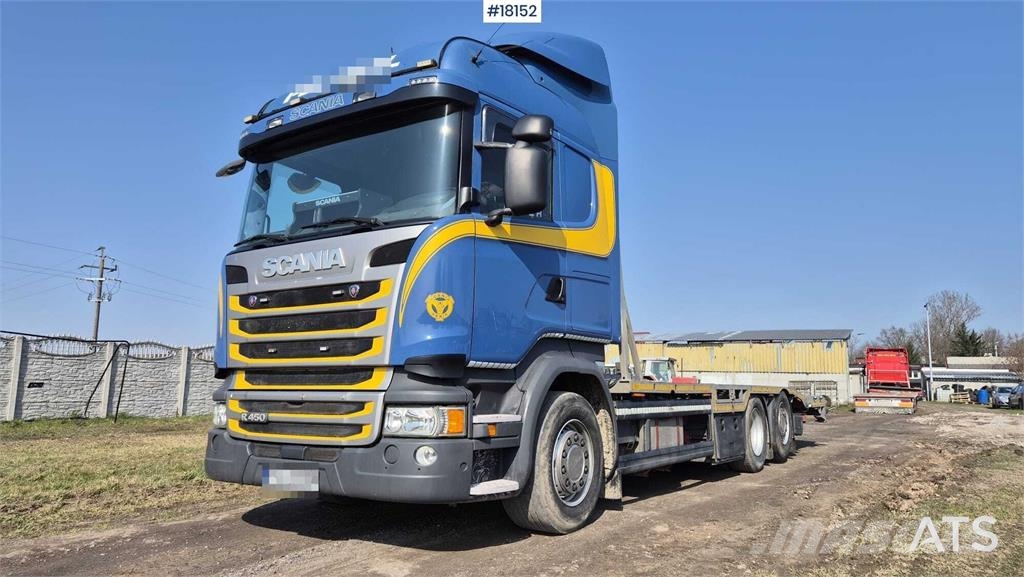 Scania R450 Platós/Csörlős teherautók