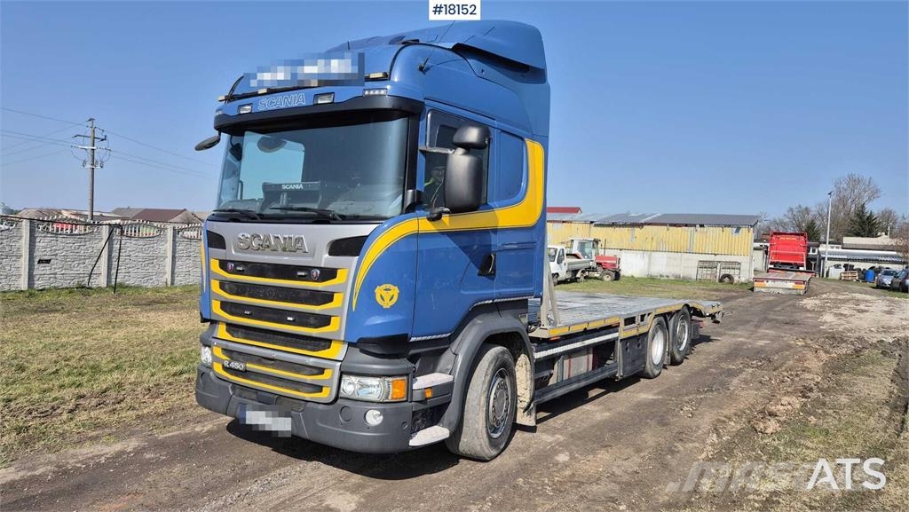 Scania R450 Platós/Csörlős teherautók