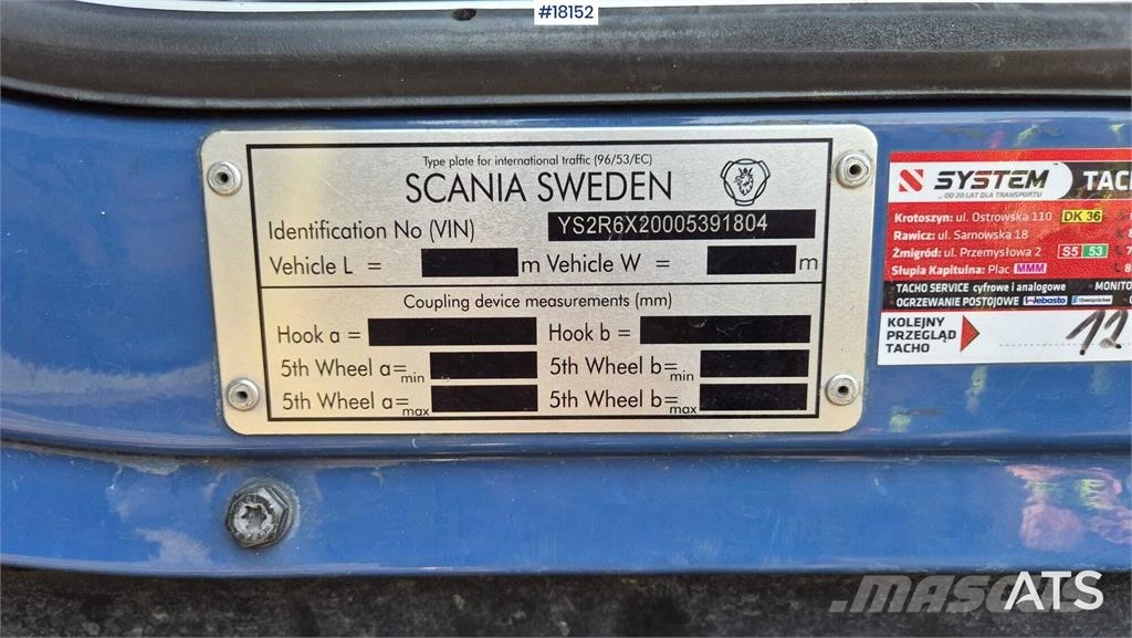 Scania R450 Platós/Csörlős teherautók