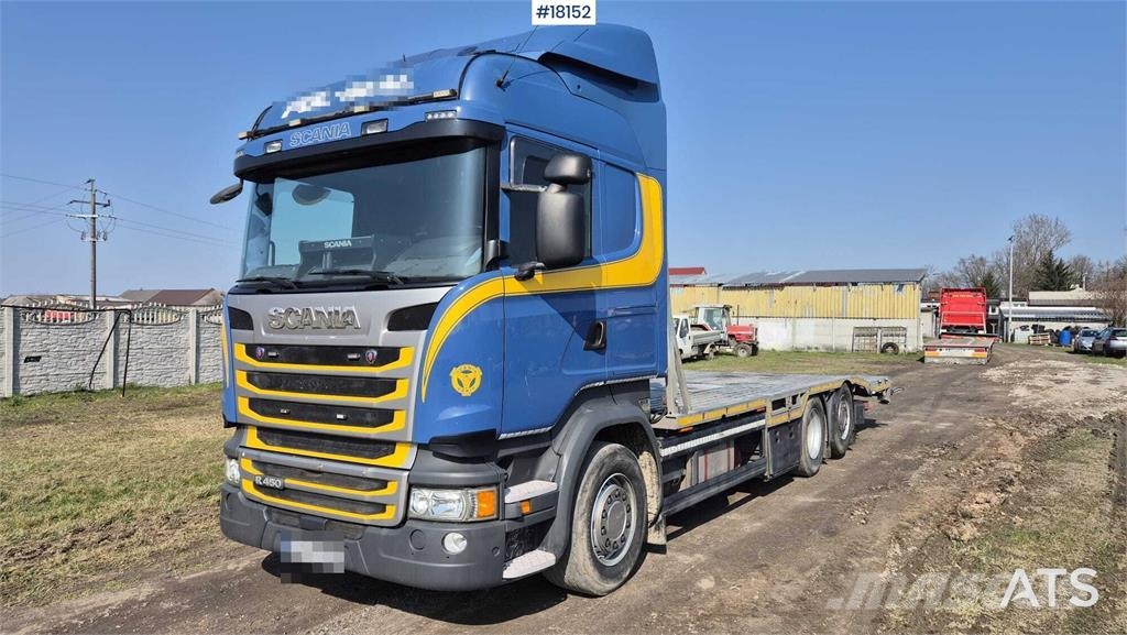 Scania R450 Platós/Csörlős teherautók