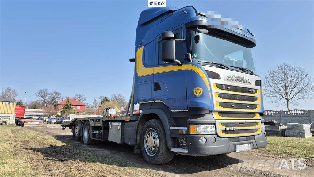 Scania R450 Platós/Csörlős teherautók