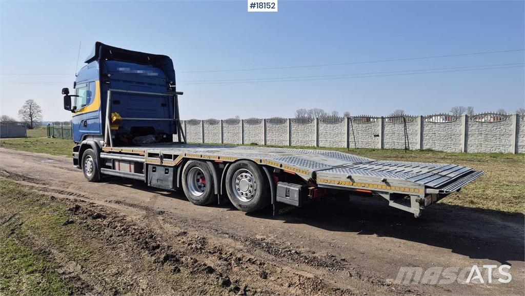 Scania R450 Platós/Csörlős teherautók