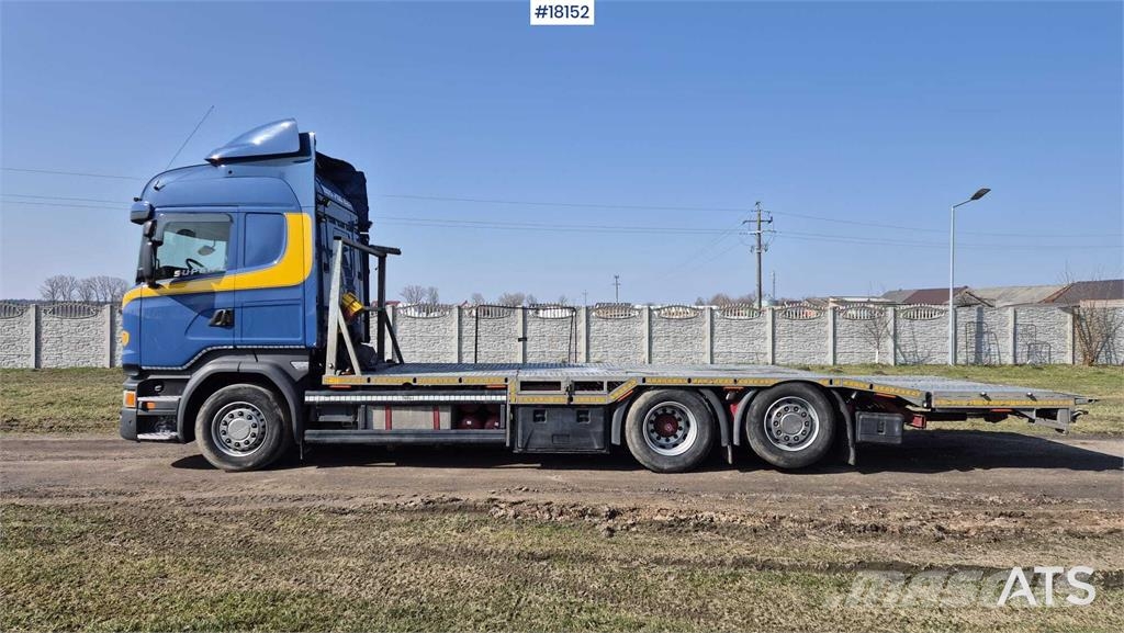 Scania R450 Platós/Csörlős teherautók