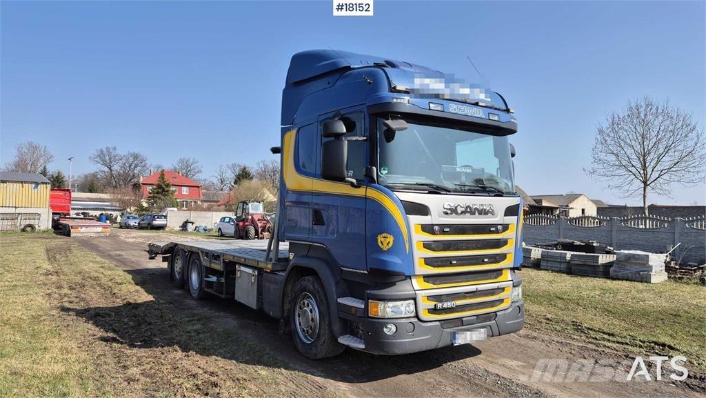 Scania R450 Platós/Csörlős teherautók