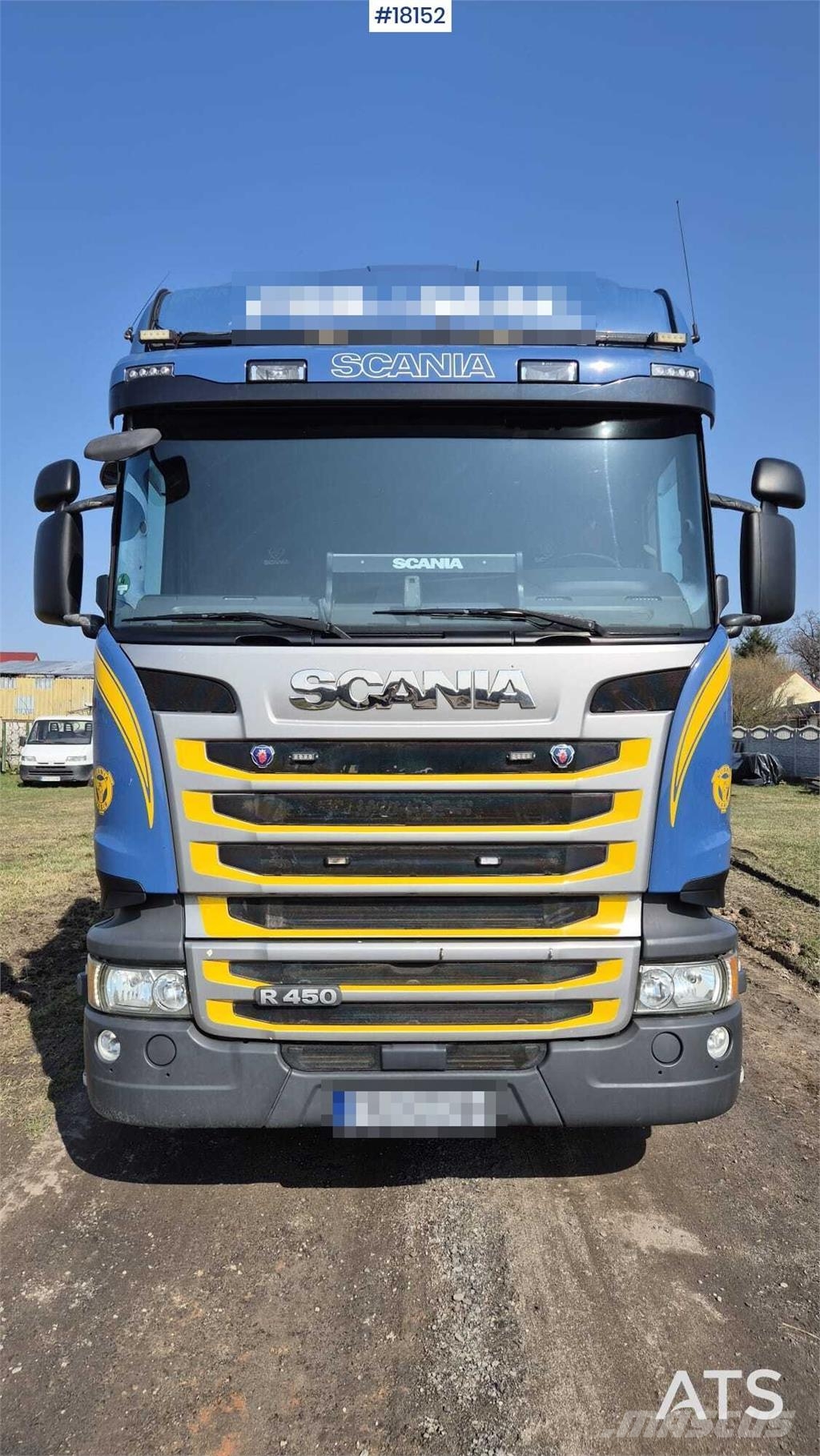 Scania R450 Platós/Csörlős teherautók