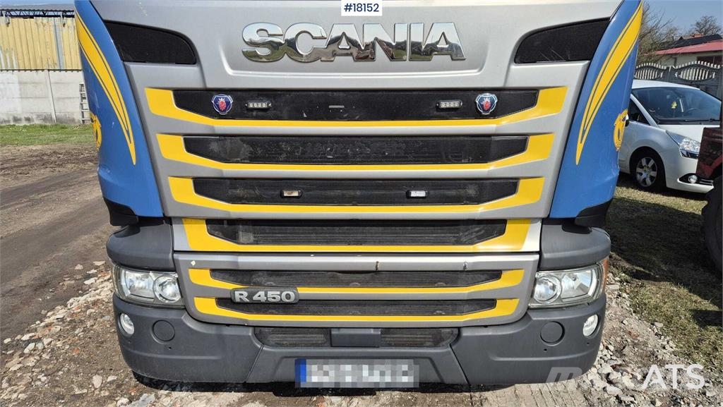 Scania R450 Platós/Csörlős teherautók