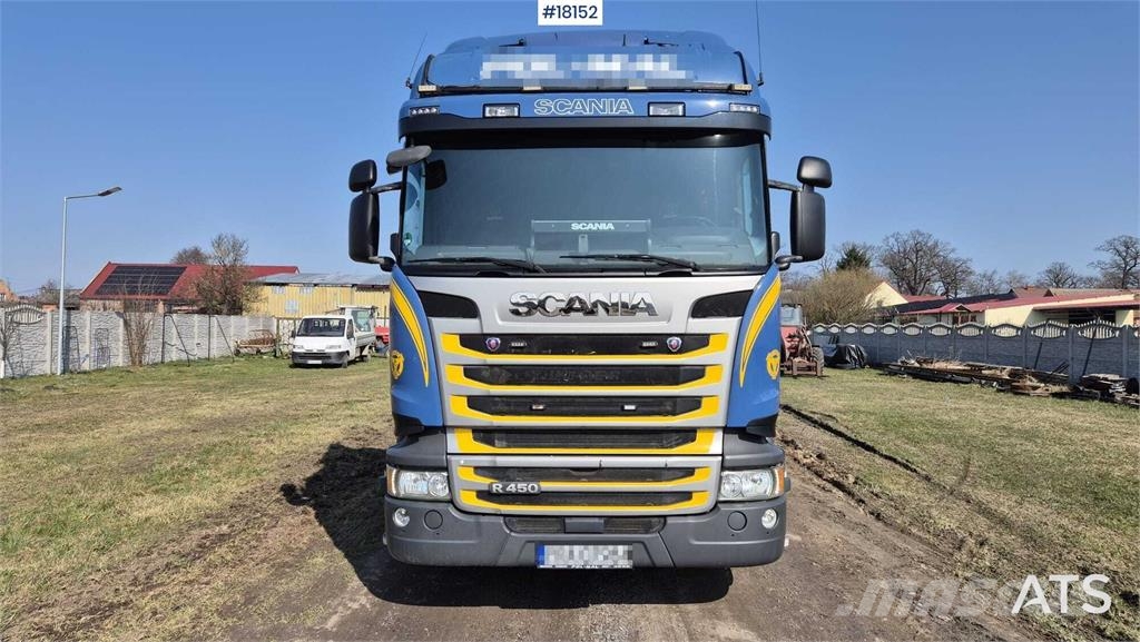 Scania R450 Platós/Csörlős teherautók