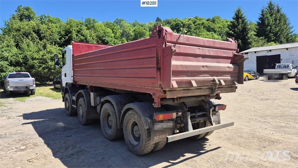 Scania R480 four-axle tipper truck 덤프 트럭