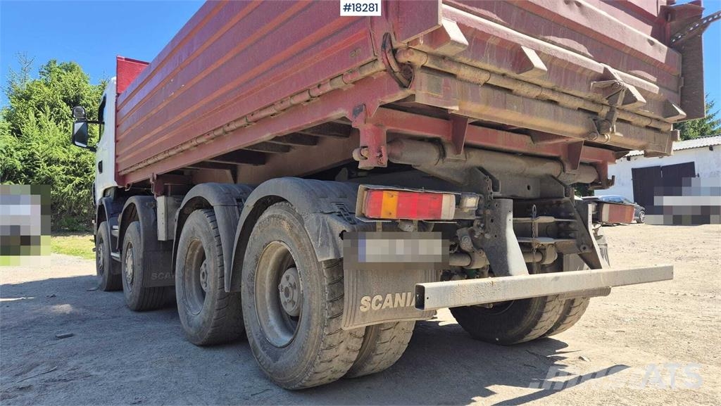 Scania R480 four-axle tipper truck 덤프 트럭