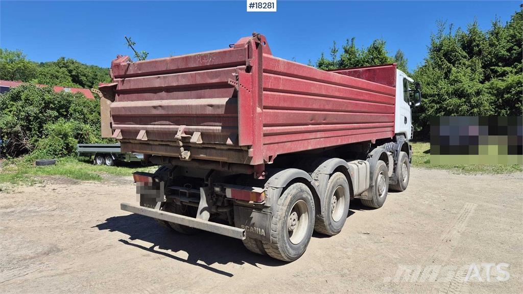 Scania R480 four-axle tipper truck 덤프 트럭
