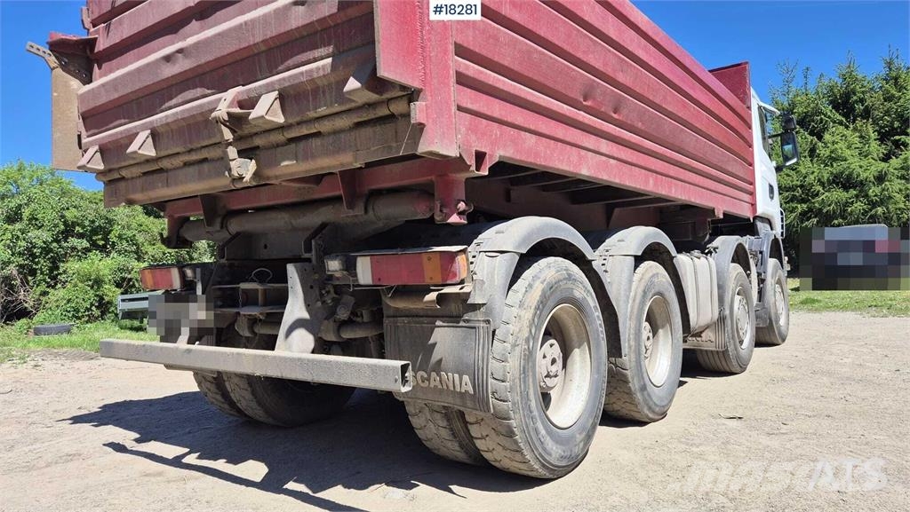 Scania R480 four-axle tipper truck 덤프 트럭