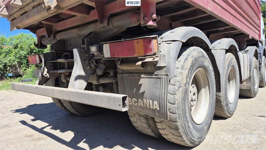 Scania R480 four-axle tipper truck 덤프 트럭
