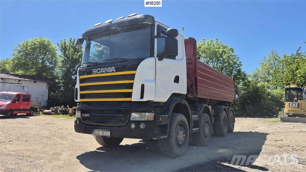 Scania R480 four-axle tipper truck 덤프 트럭