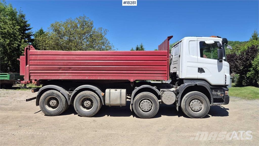 Scania R480 four-axle tipper truck 덤프 트럭